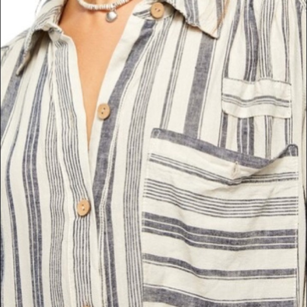 ♥️LAST ONE♥️ Free People Summer Linen Blouse